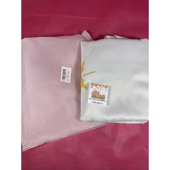 Fall Curtains Pumpkin Autumn Leaves Gnomes Thanksgiving Decorations 55” AM8 - Picture 1 of 4